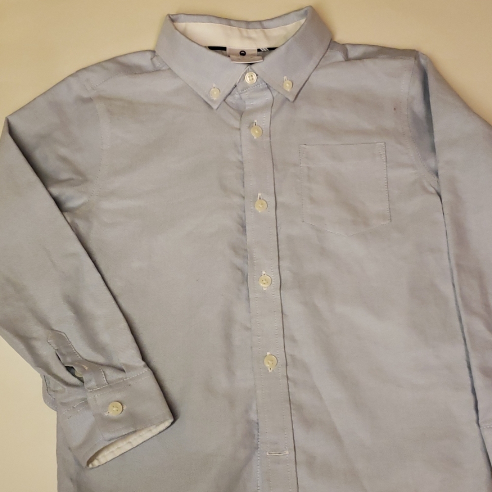 Boys Light Blue Button Down Shirt